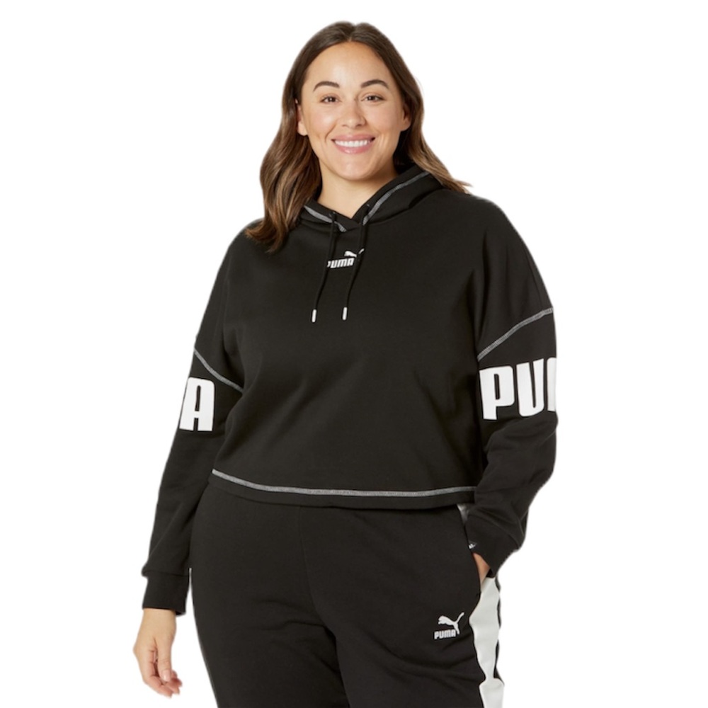 Puma Power Hoodie FL Plus - Black 1X